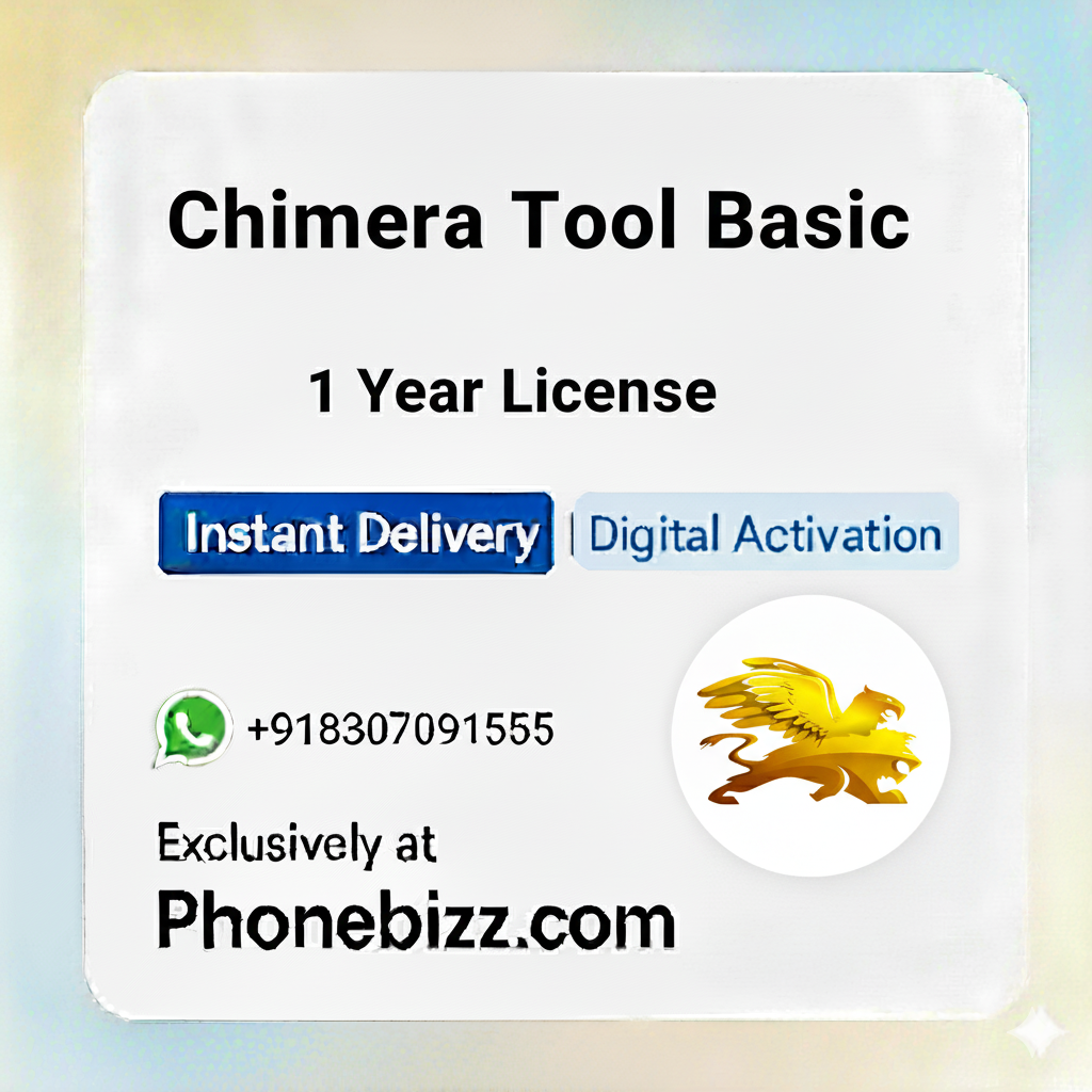 Chimera Tool Basic 1 Year License  ( Official Digital Activation for Mobile Unlock, FRP & Repair )