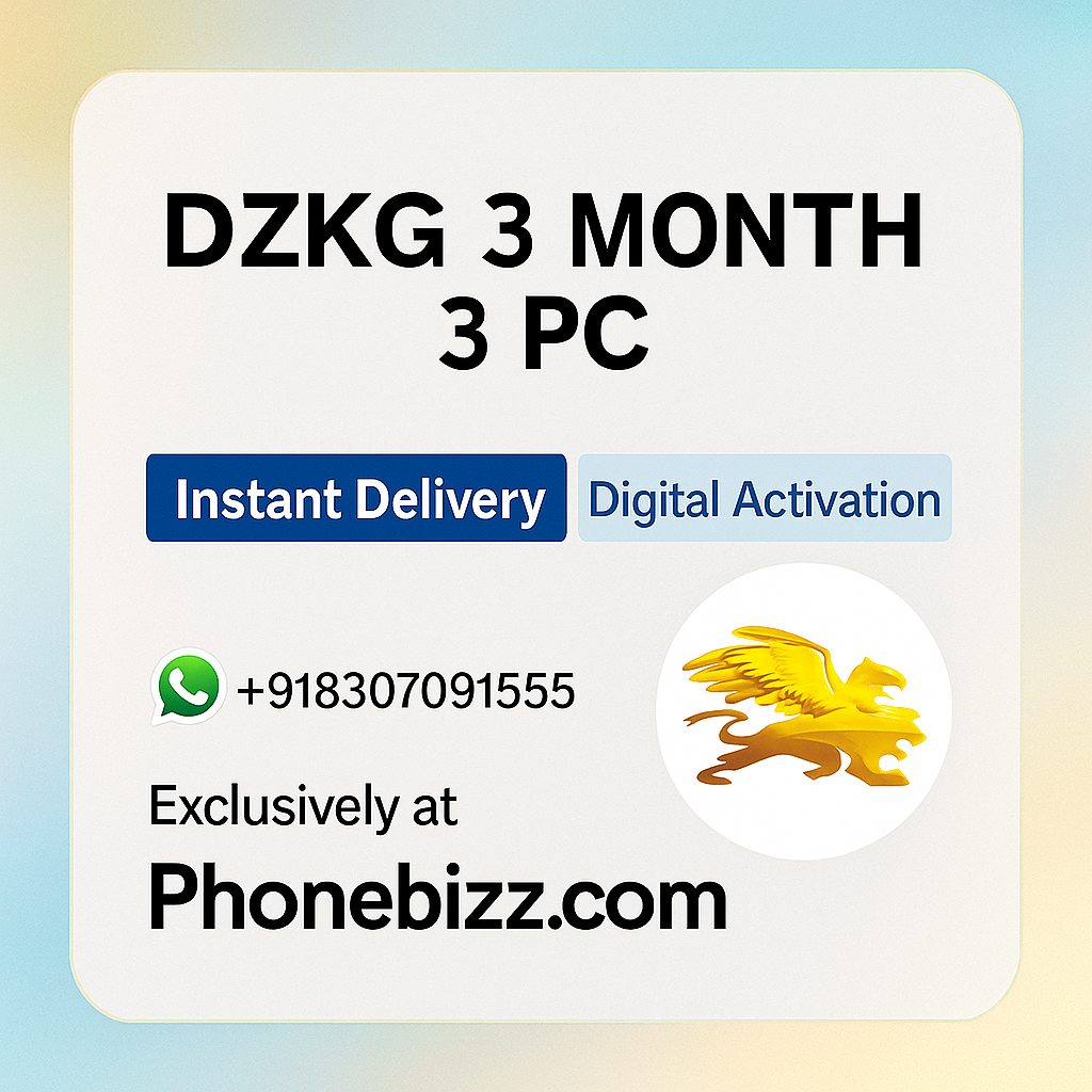 DZKG 3 Month Activation (3 PC License) Ultimate Mobile Unlocking & Repair Tool | Instant Delivery Phonebizz